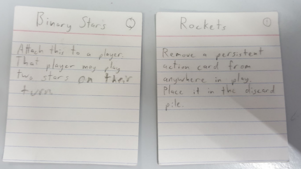 Prototype Action Cards